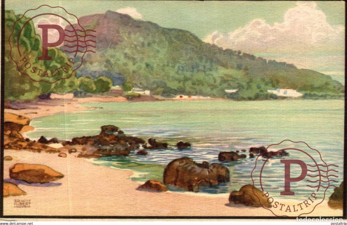 Postcards: La Palma de Formentor con el Hotel Islas Baleares. Espa&ntilde;a Spain