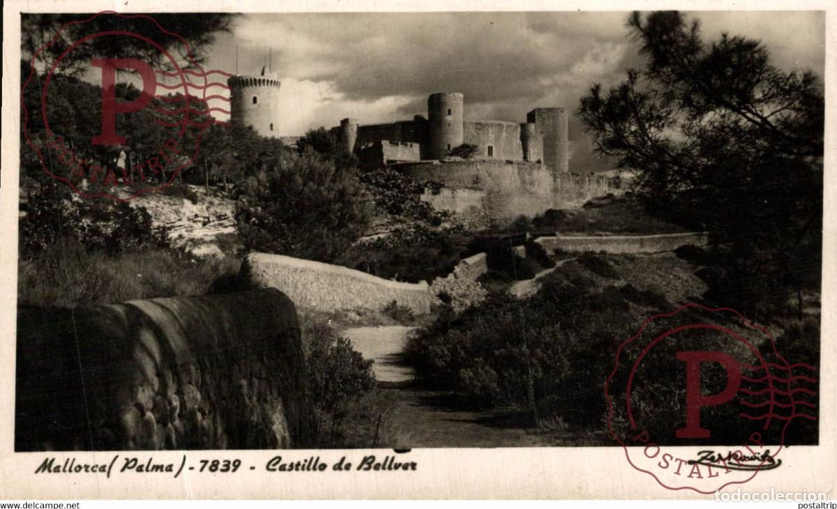 Postcards: Palma de Mallorca Castillo de Bellver Islas Baleares. Espa&ntilde;a Spain