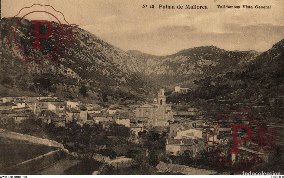 Postales: Palma de Mallorca Valldemosa Vista General Islas Baleares. Espa&ntilde;a Spain