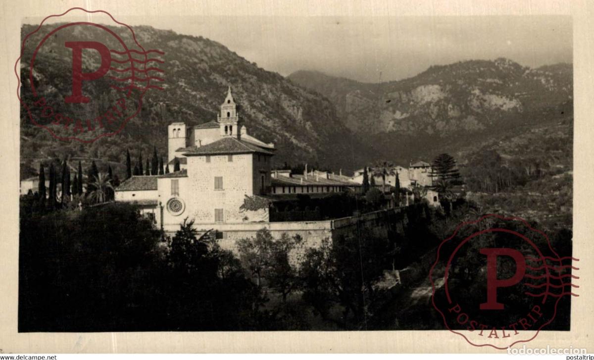 Postales: Valldemosa Vista General de la Cartuja Mallorca Islas Baleares. Espa&ntilde;a Spain