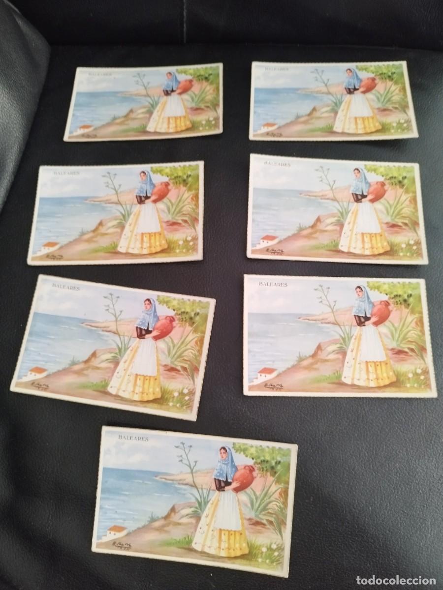 Postales: Coleccion de 7 tarjetas postales de mujer mallorquina con traje tradicional. Mallorca islas baleares