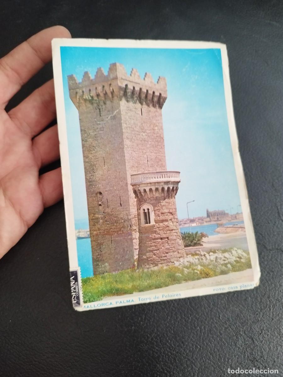 Postales: Tarjeta postal Torre de Paraires (o de Pelaires) en Palma de Mallorca, una torre defensiva.