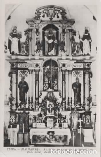 Postales: BALEARES IBIZA SIN ESCRIBIR IGLESIA SAN JOSE