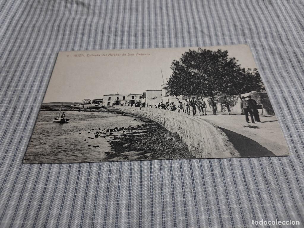 Postales: Postal antigua Ibiza. Entrada del Arrabal de San Antonio. Thom&aacute;s 9