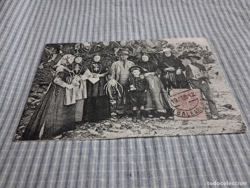 Postales: Postal antigua Ibiza. Paisanos ibicencos. Lacoste 12. Circulada