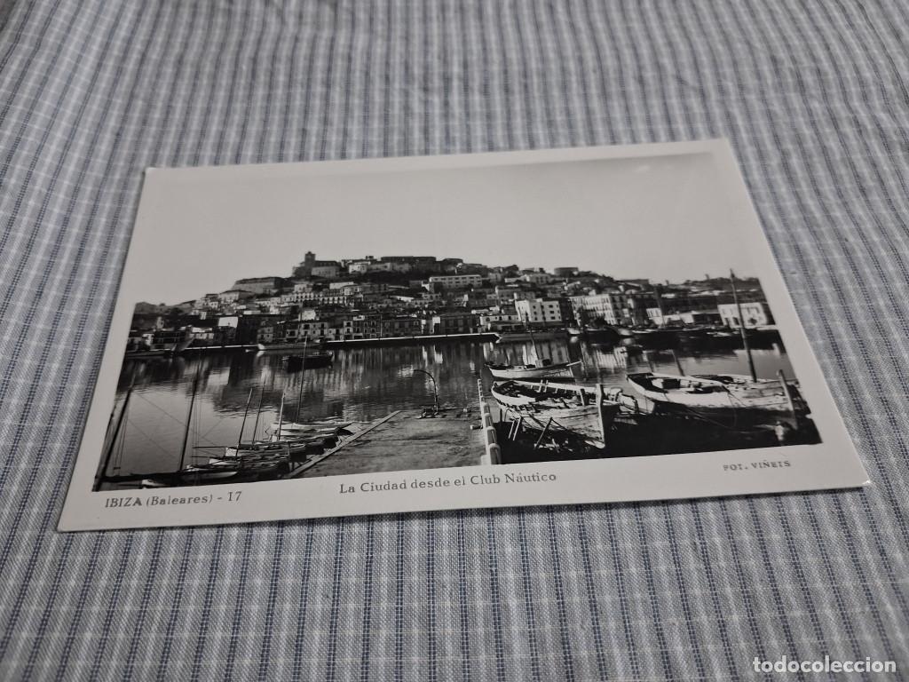 Postales: Postal antigua Ibiza. La Ciudad desde el Club N&aacute;utico. Vi&ntilde;ets 17