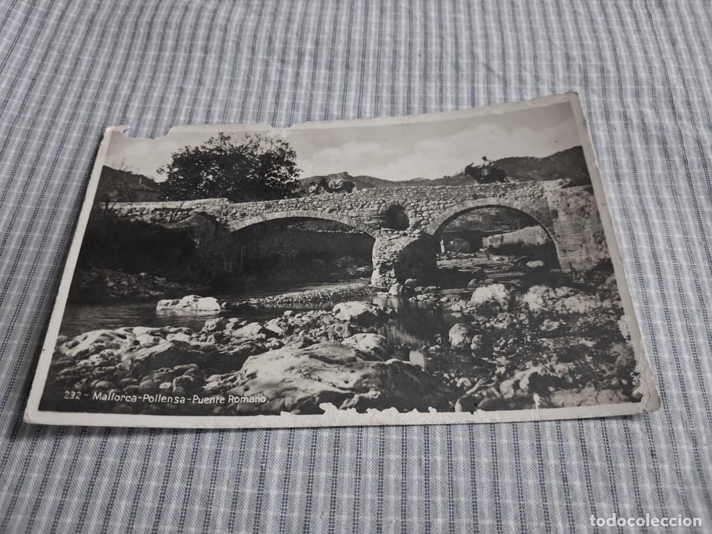 Postales: Postal antigua Mallorca. Pollensa. Puente Romano. A.M. 232.