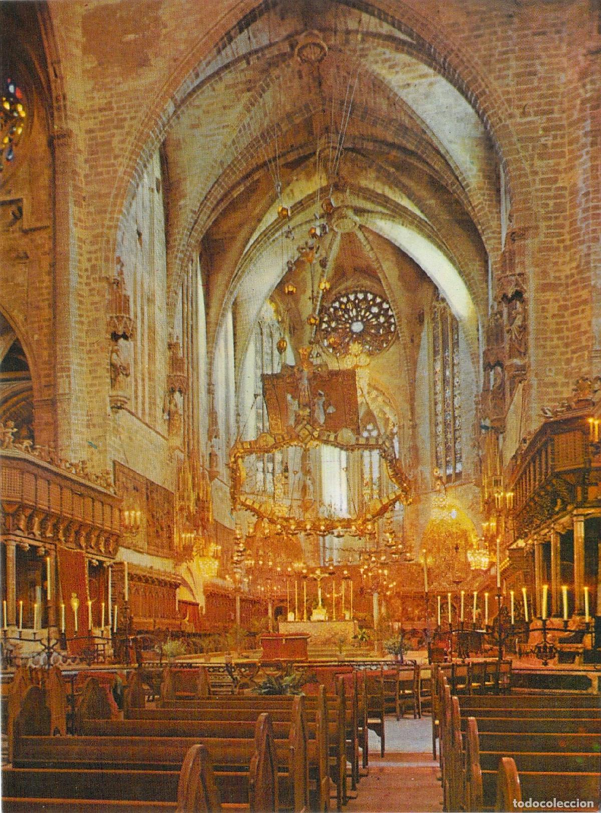 Postales: Postal Altar Mayor de la Catedral de Palma de Mallorca