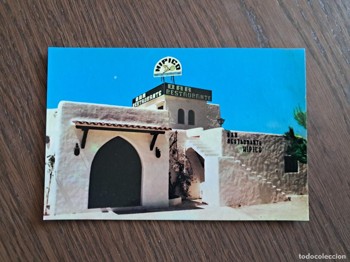 Postales: postal de publicidad bar restaurante Club hipico, Cala D'Or. Mallorca. a&ntilde;os 80