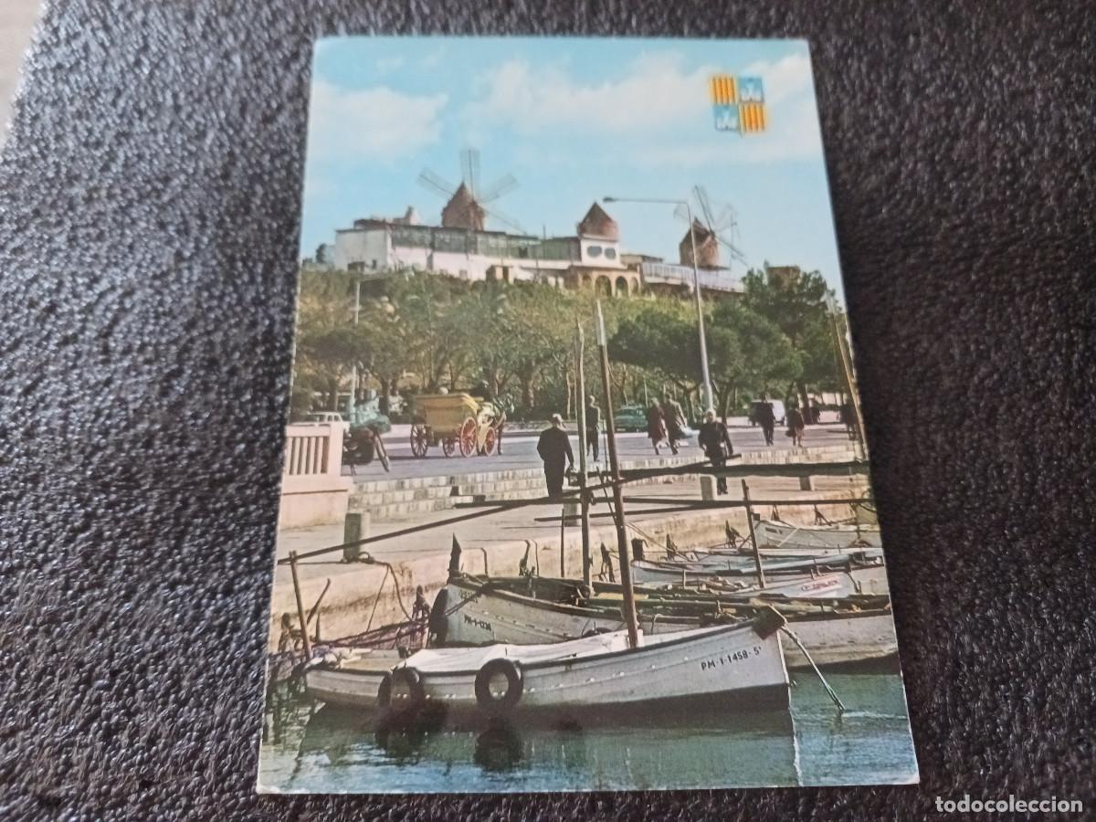 Postales: mallorca, viejos molinos del jonquet, ed. icaria, escrita