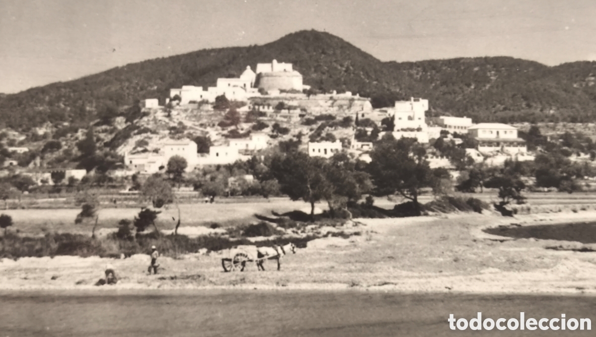 Postkarten: EIVISSA SANTA EUL&Agrave;LIA PUIG DE MISSA POSTAL FOTOGR&Aacute;FICA IBIZA BALEARS C. 1960