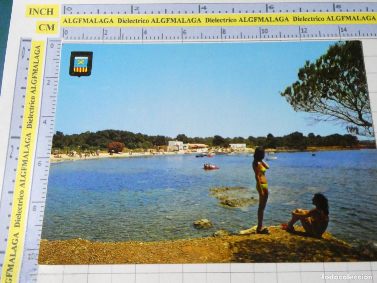 Postales: POSTAL DE IBIZA. A&Ntilde;O 1973. SANTA EULALIA DEL R&Iacute;O CALA PADA MUJER BIKINI 213 ESCUDO . 1643