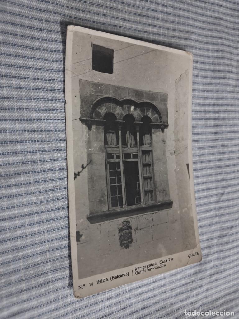 Postales: Postal antigua Ibiza. Ajimez g&oacute;tico. Quilis 14. Circulada.