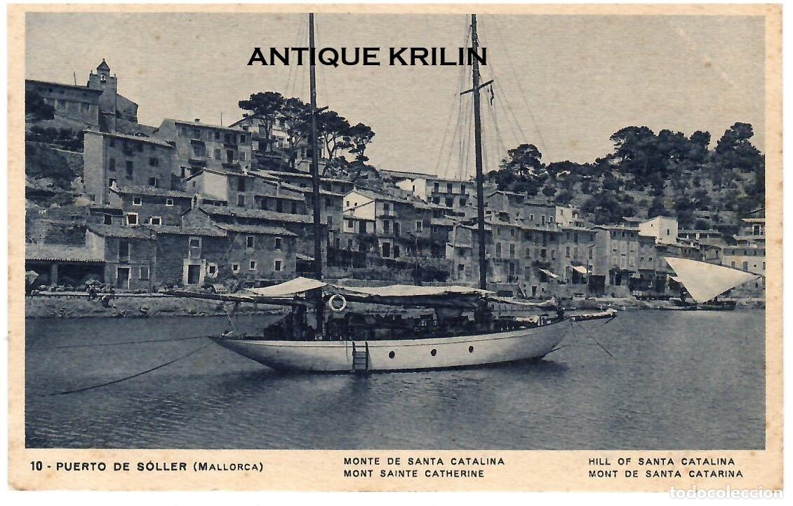 Postales: MALLORCA N&ordm; 10 PUERTO DE SOLLER / MONTE SANTA CATALINA / EDICIO MARQUES / SIN FRANQUEAR