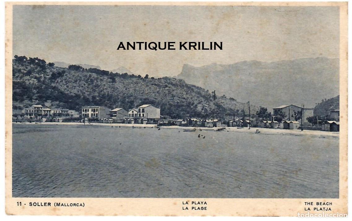 Postales: MALLORCA / SOLLER N&ordm; 11 LA PLAYA / EDICI&Oacute; MARQUES / SIN FRANQUEAR