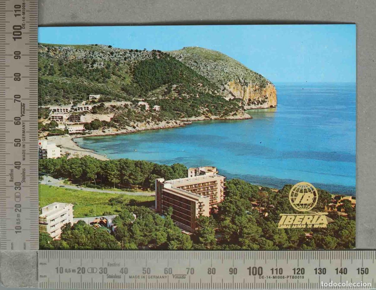 Postales: POSTAL. Iberia L&iacute;neas A&eacute;reas de Espa&ntilde;a - Vista de costa y hotel