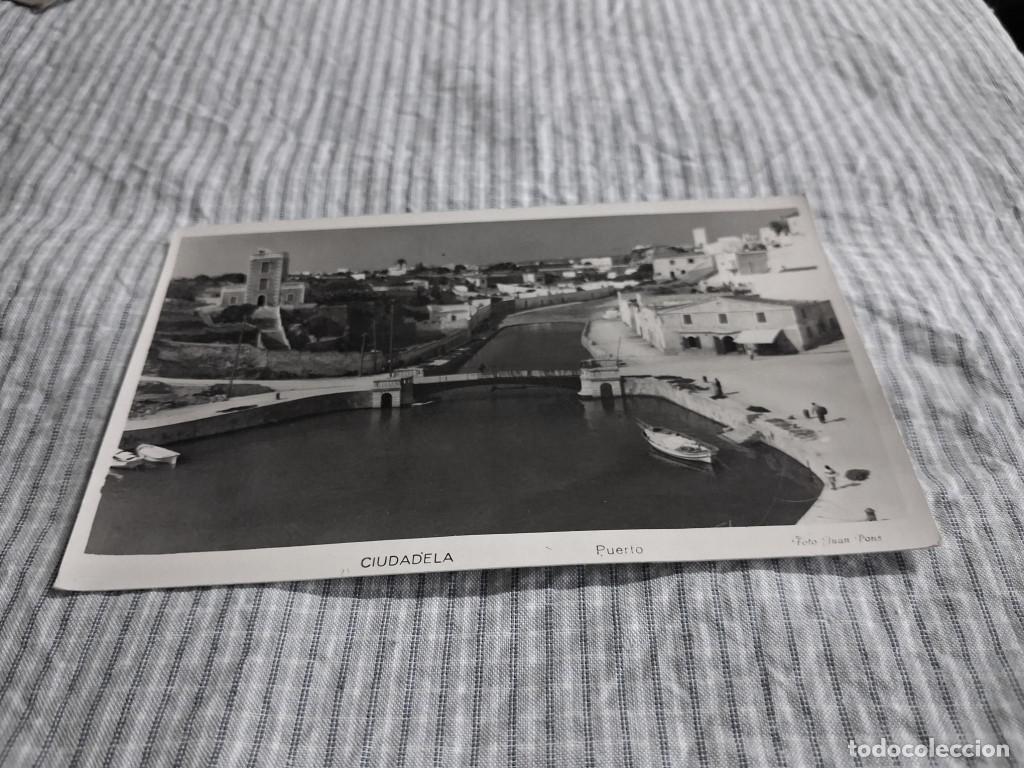 Postales: Postal antigua Menorca. Ciudadela. Puerto. Foto Pons.