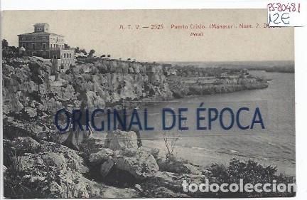 Postais: (PS-80481)POSTAL DE PUERTO CRISTO(MANACOR)-DETALLE.A.T.V.2525