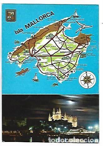 Postales: LA CATEDRAL DE NOCHE / THE CATHEDRAL BY NIGHT.- MALLORCA