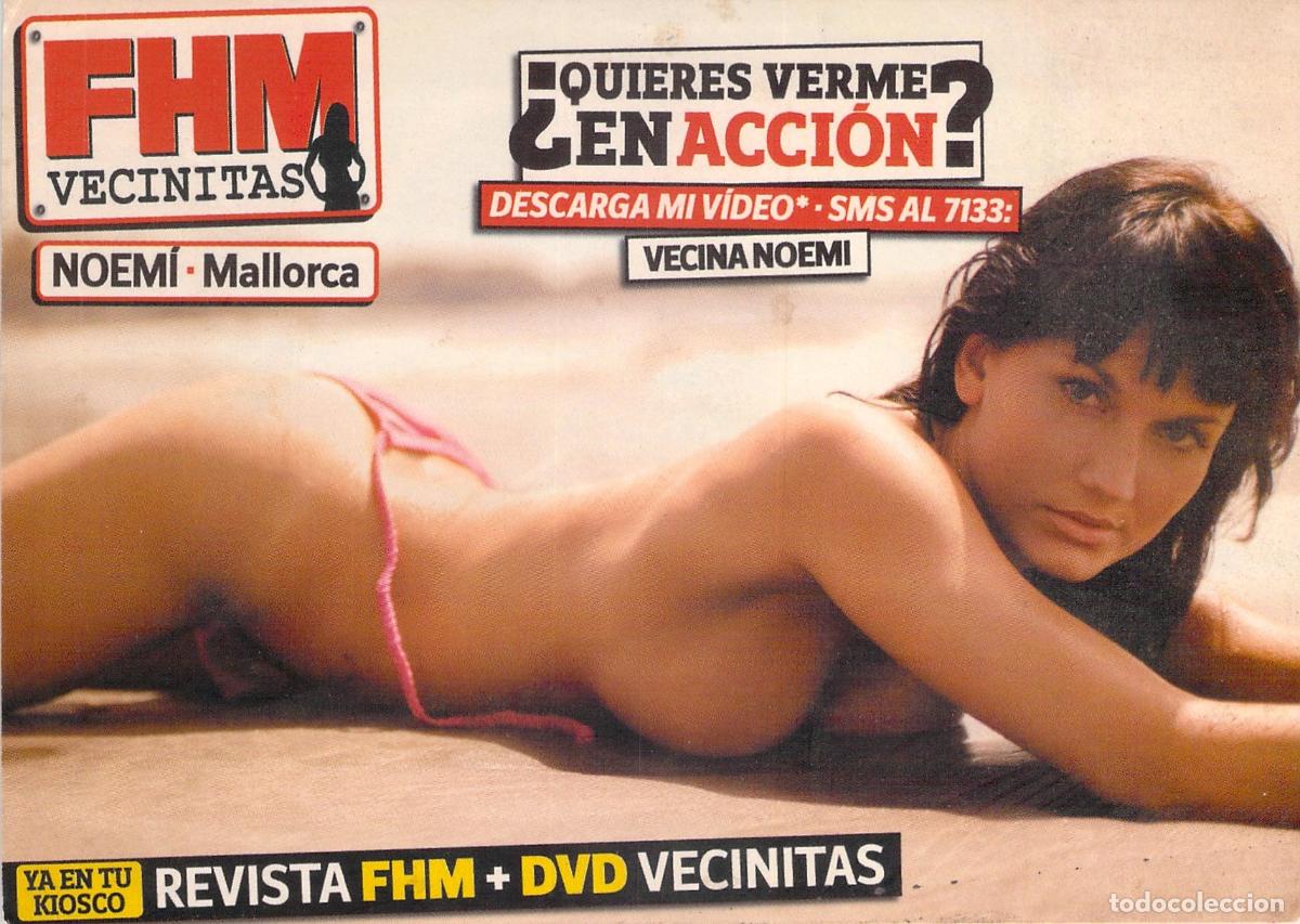 Postales: Postal Publicitaria FHM Vecinitas Noem&iacute; de Mallorca