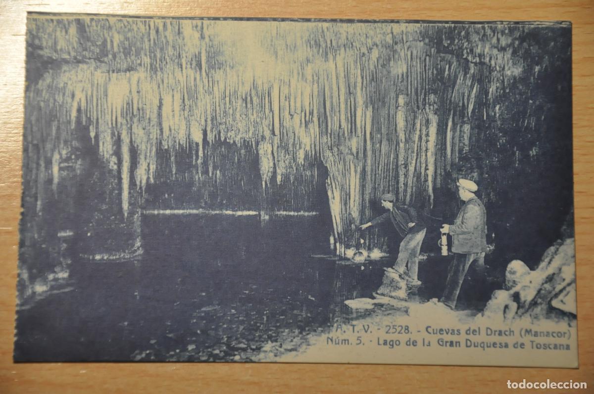 Cartes Postales: postal cuevas del drach (manacor) n&uacute;m. 5, lago de la duquesa de toscana, atv 2528