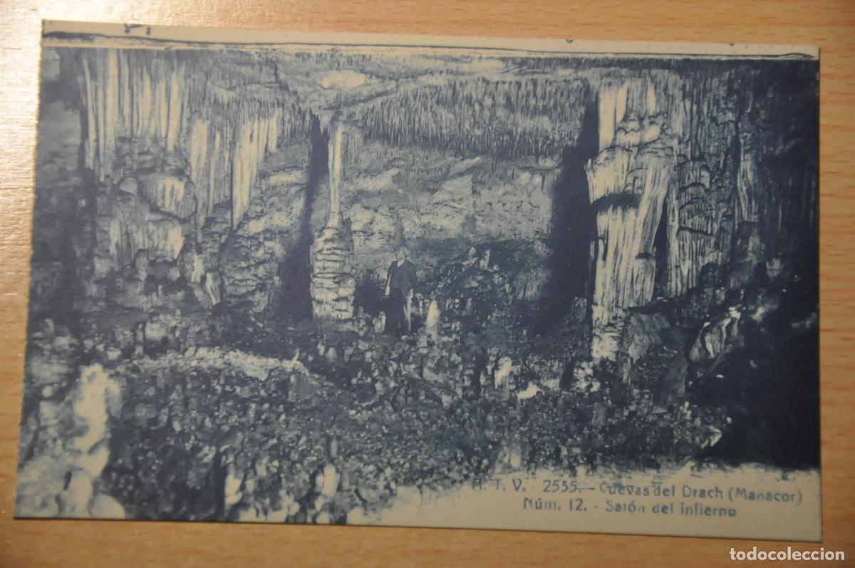 Postales: postal cuevas del drach (manacor) n&uacute;m. 12, salon del infierno, atv 2535