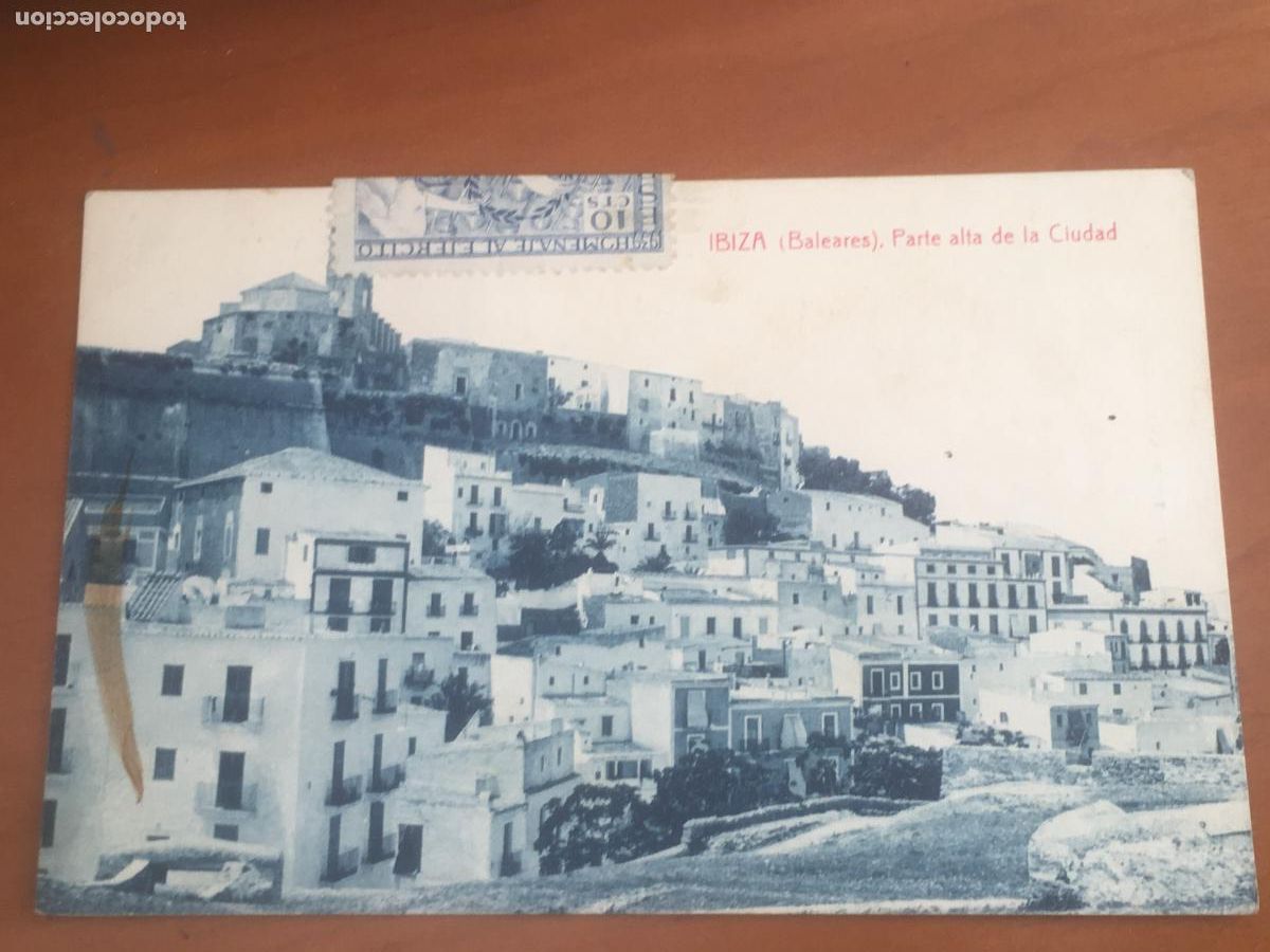 Postales: ibiza parte alta de la ciudad postal original circulada