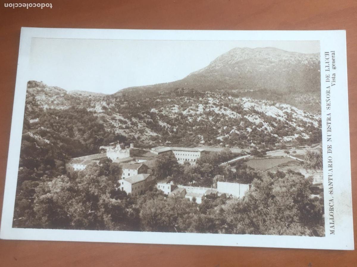Postales: mallorca santuario se&ntilde;ora lluch postal original