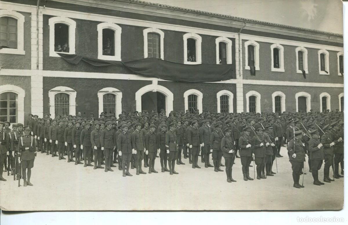 Postales: INCA- CUARTEL DEL GENERAL LUQUE-FORMACI&Oacute;N MILITAR-FOTOGRAFICA-A&Ntilde;O 1915- RARA