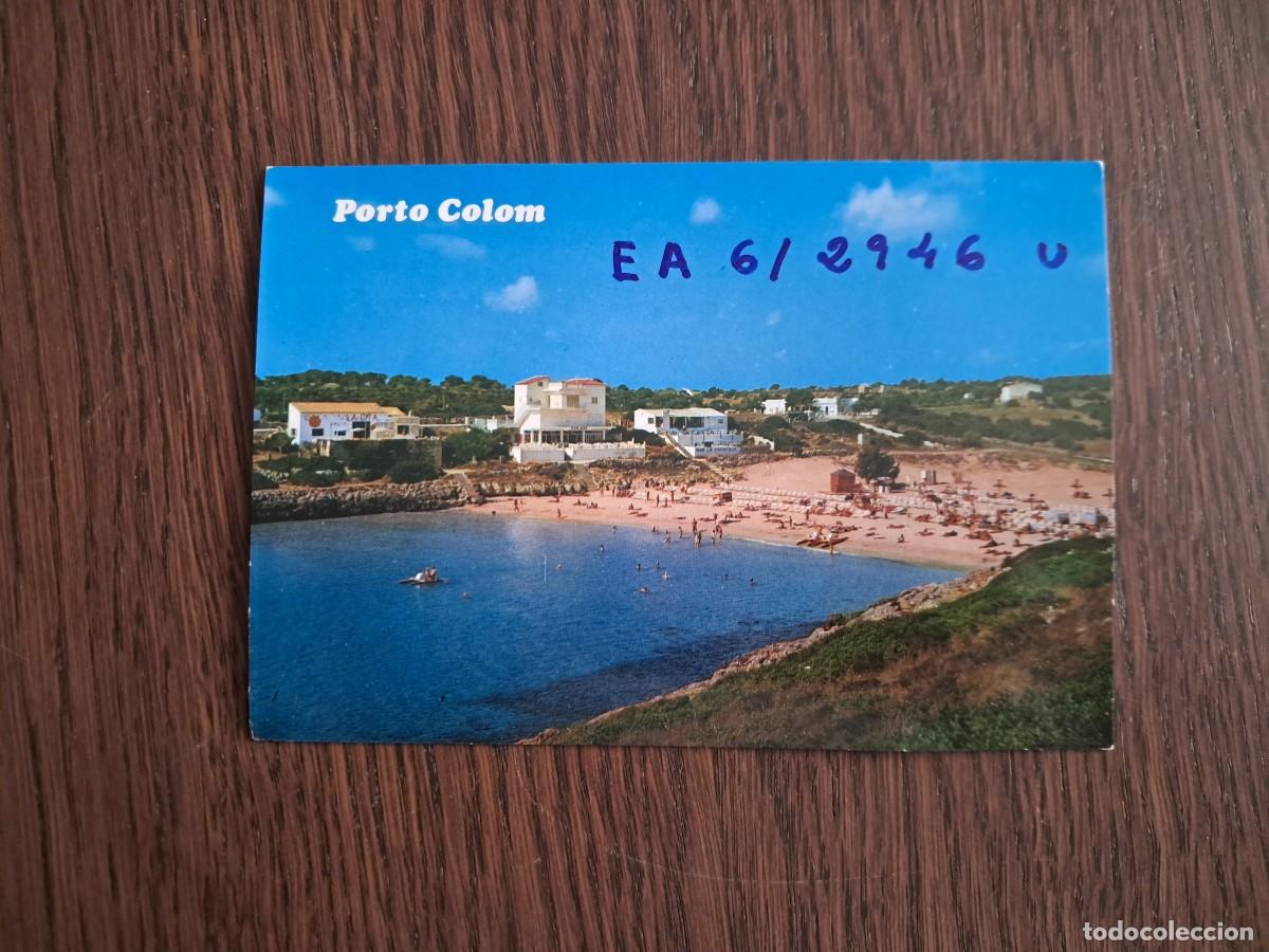 Postales: postal de Espa&ntilde;a, playa de Cala Marsal, Porto Colom, Mallorca. a&ntilde;o 1973. letras escritas.