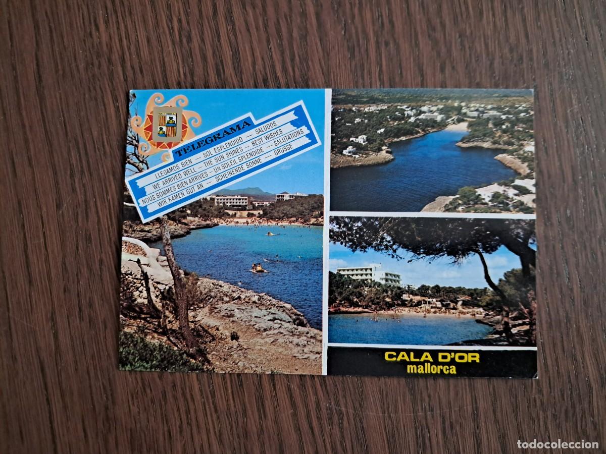 Postales: postal de Espa&ntilde;a, diferentes vistas de playa de Cala Gran, Cala D'Or, Mallorca n&ordm; 2158.