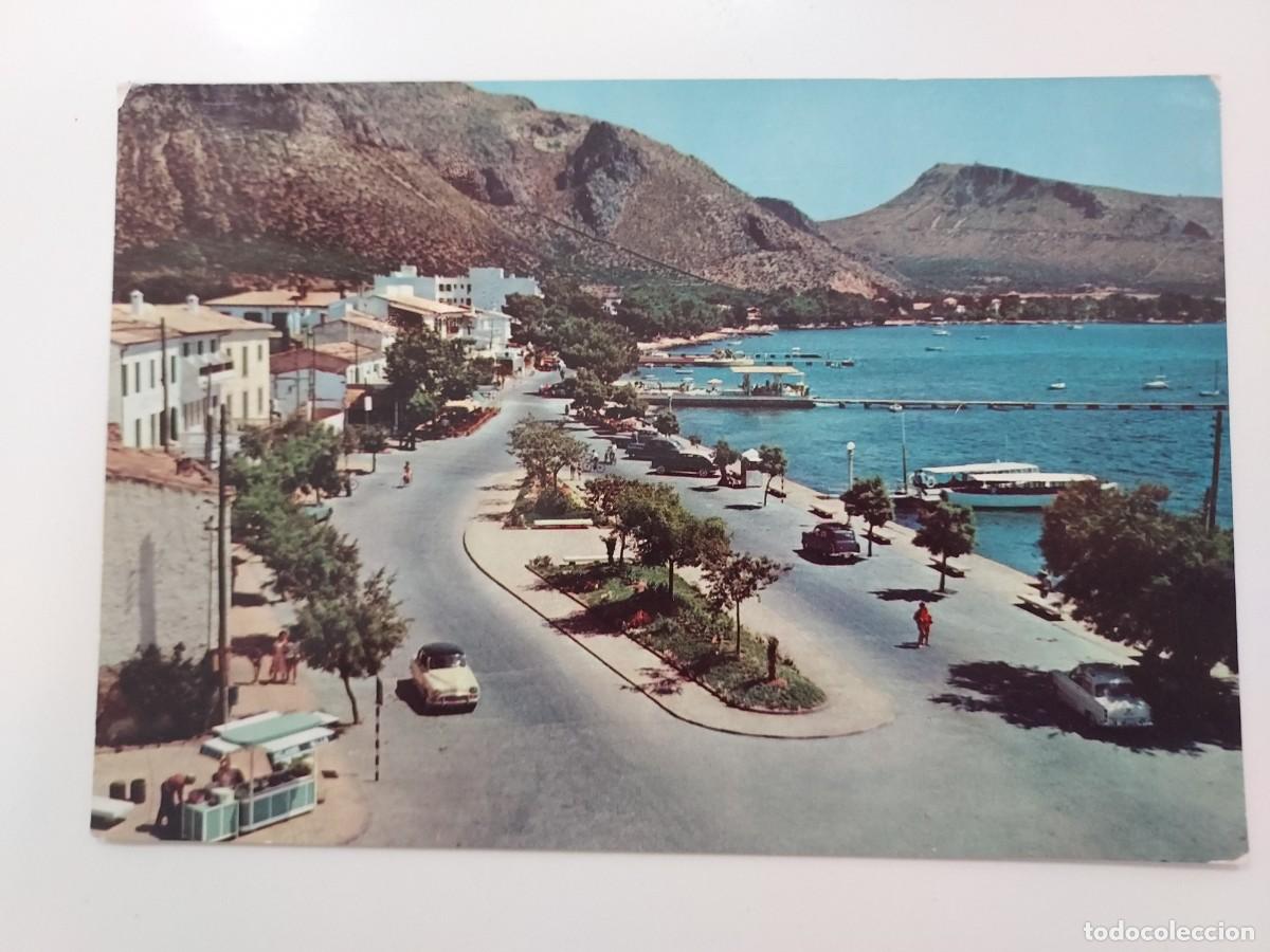 Postales: POSTAL PUERTO DE POLLENSA PASEO MARITIMO. 1960. ESCRITA. MALLORCA. HELADERIA
