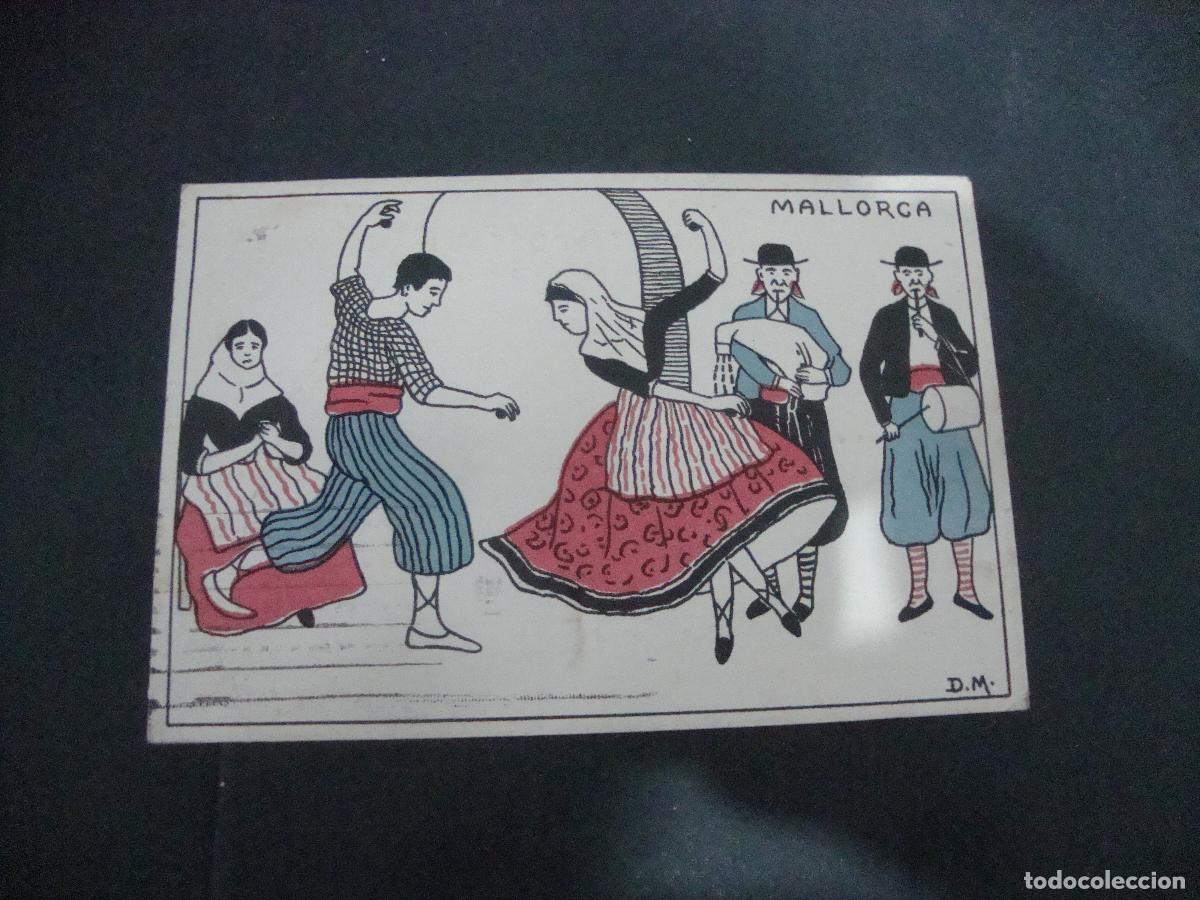 Postales: TARJETA POSTAL MALLORCA HOTEL CATALONIA FELIZ A&Ntilde;O NUEVO ESCRITA CON SELLO 1945