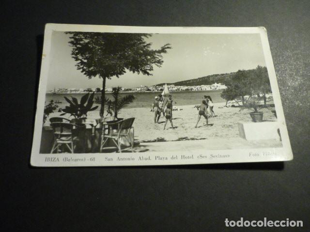 Postales: IBIZA SAN ANTONIO ABAD PLAYA DEL HOTEL SES SEVINAS