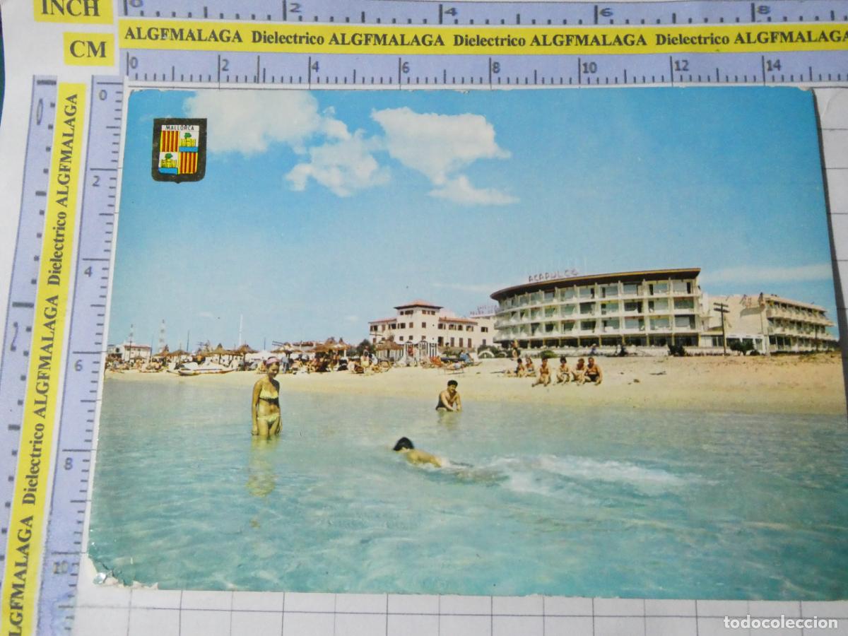 Postales: POSTAL DE MALLORCA. A&Ntilde;O 1963. PALMA PLAYA DE LAS MARAVILLAS MUJER BIKINI 1534 ESCUDO ORO. 2319