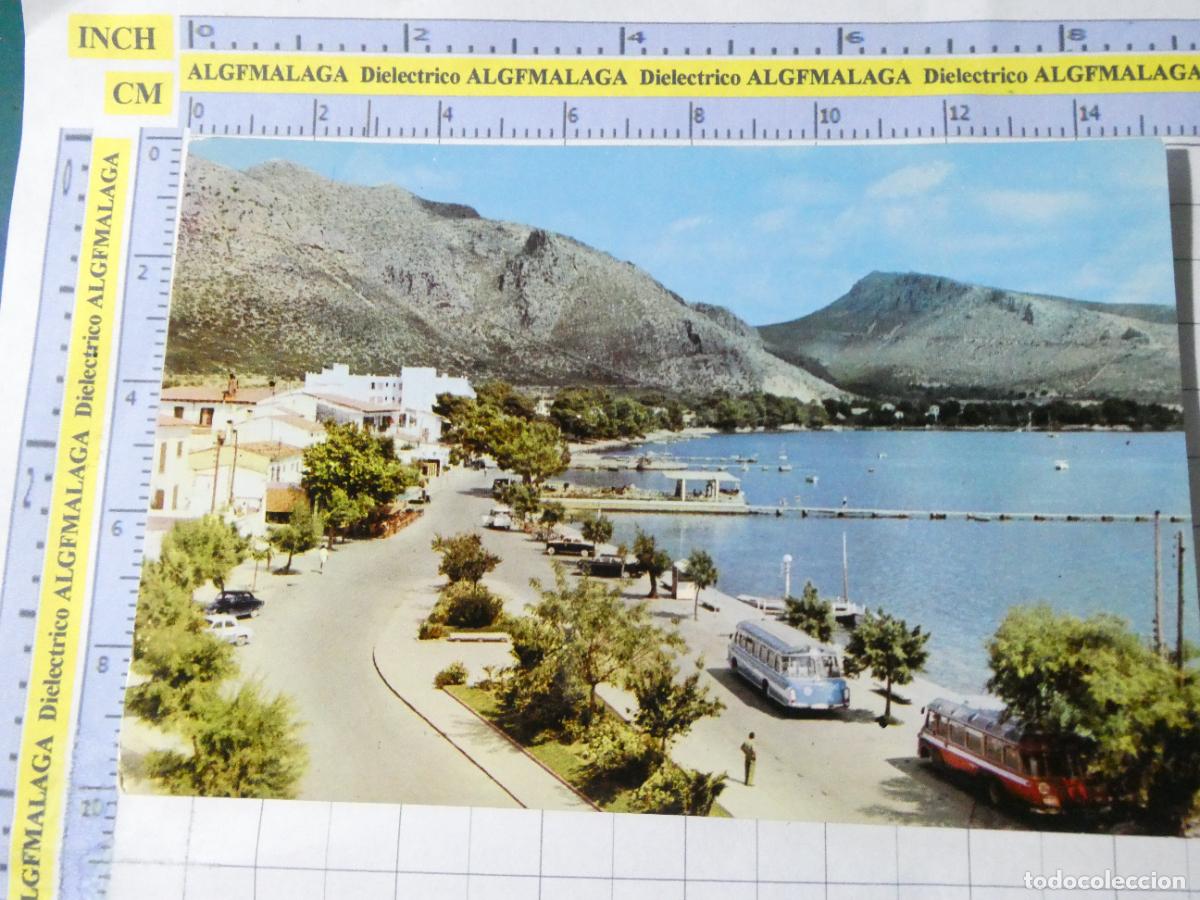 Postales: POSTAL DE MALLORCA. A&Ntilde;O 1959. PUERTO DE POLLENSA AUTOBUSES 29 ZERKOWITZ. 2327