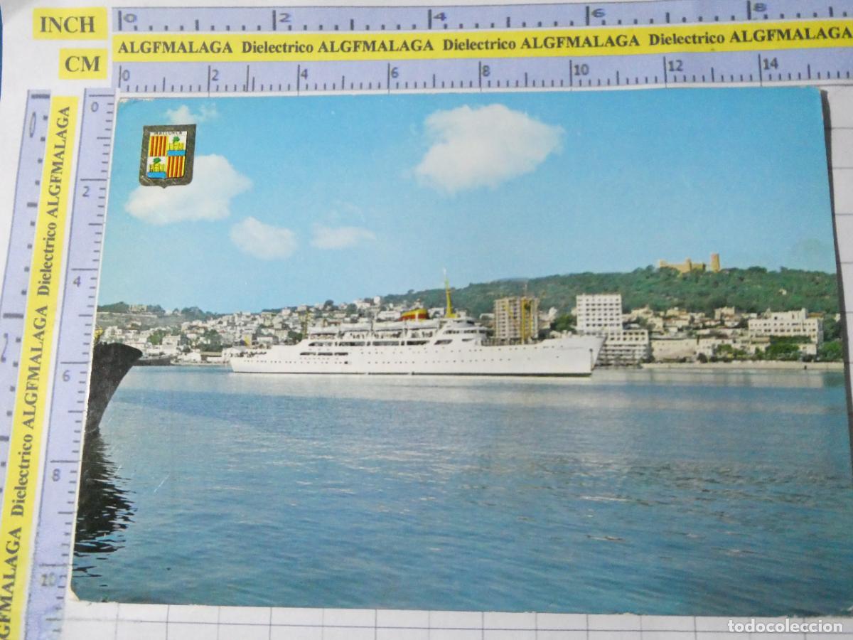 Postales: POSTAL DE MALLORCA. A&Ntilde;O 1963 PALMA PUERTO BARCO TRASMEDITERRANEA CIUDAD BURGOS 1515 SUBIRATS. 2345