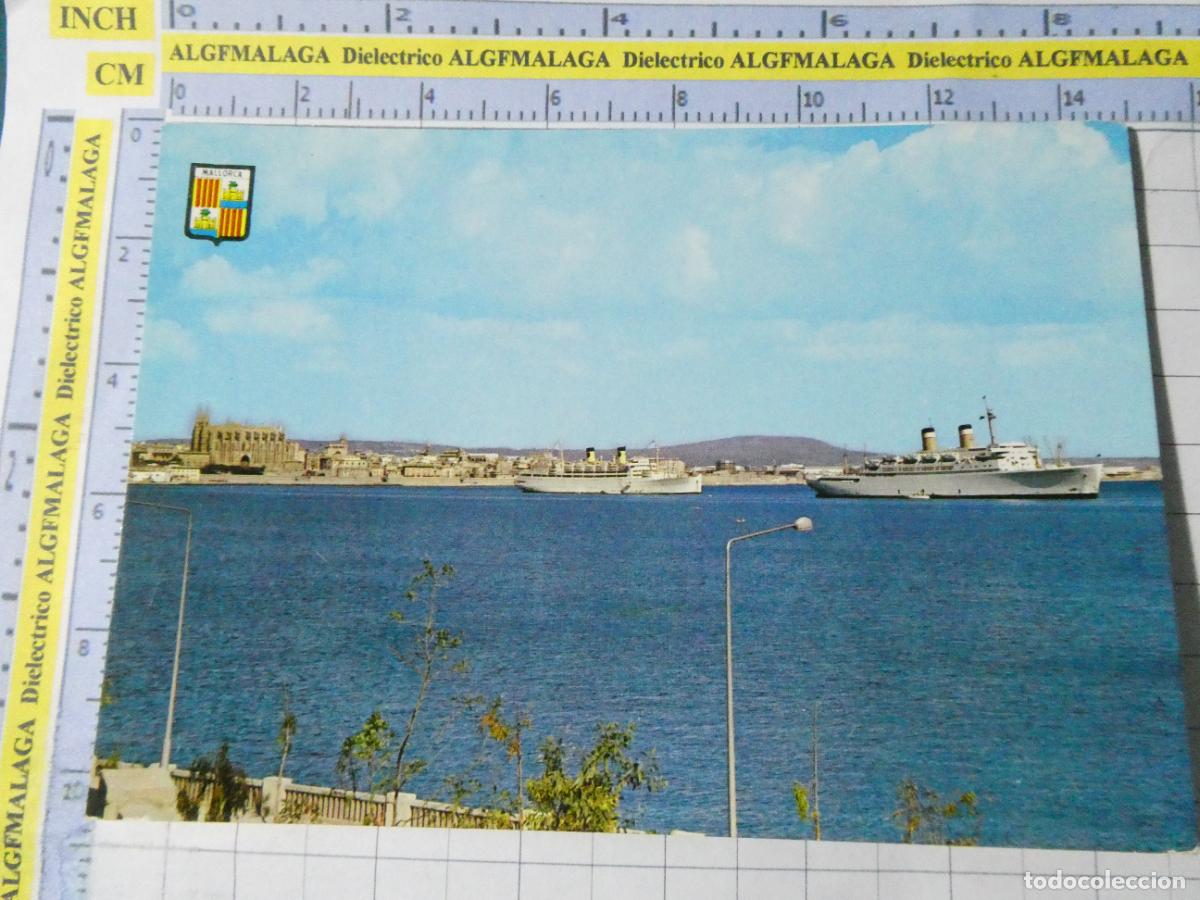 Postales: POSTAL DE MALLORCA. A&Ntilde;O 1962. PALMA PUERTO BARCOS BUQUES 1421 SUBIRATS. 2354