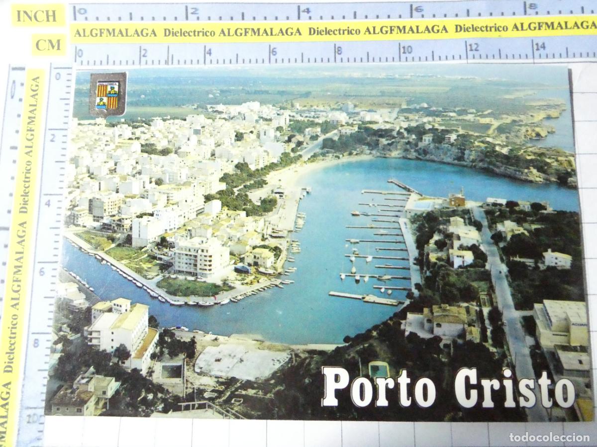 Postales: POSTAL DE MALLORCA. A&Ntilde;O 1975. PORTO CRISTO VISTA AEREA 2811 ESCUDO ORO. 2363