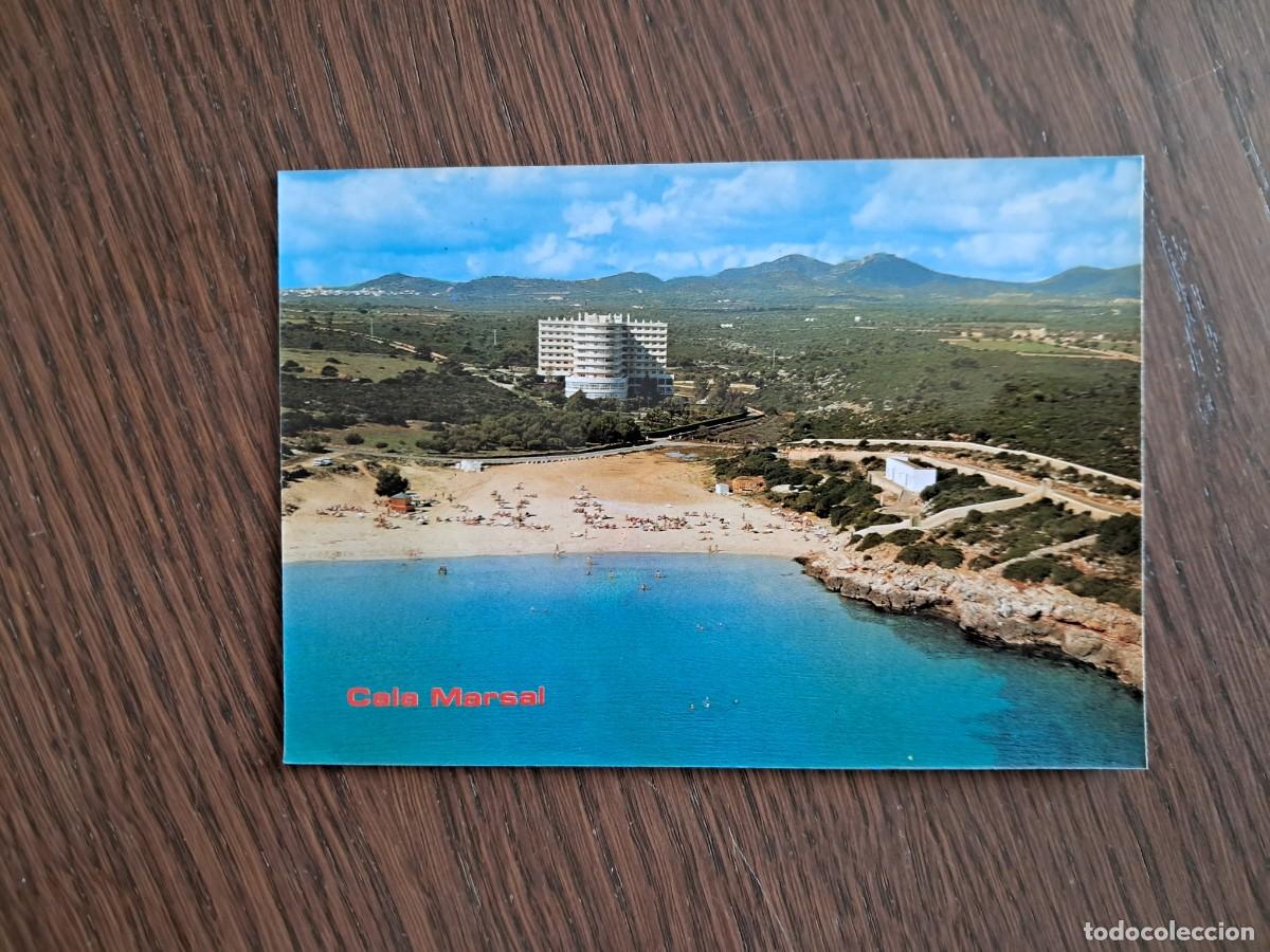 Postales: postal de Espa&ntilde;a, playa de Cala Marsal, Porto Colom, Mallorca n&ordm; 12.163. a&ntilde;os 60-70