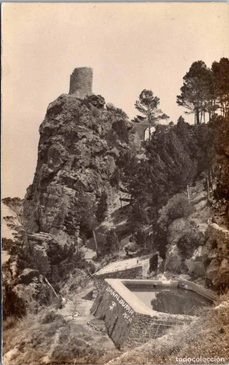 Postales: Mallorca - Ba&ntilde;albufar - Serie Truyol - 140x88mm - Torre de ses &Agrave;nimes - Safareig de sa Torre