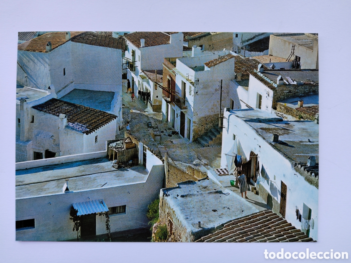 Postales: ANTIGUA POSTAL DE IBIZA CALLE T&Iacute;PICA - NO CIRCULADA - TONI RIBAS POSTALES FIGUERETAS N&deg; 202 - NO CIR