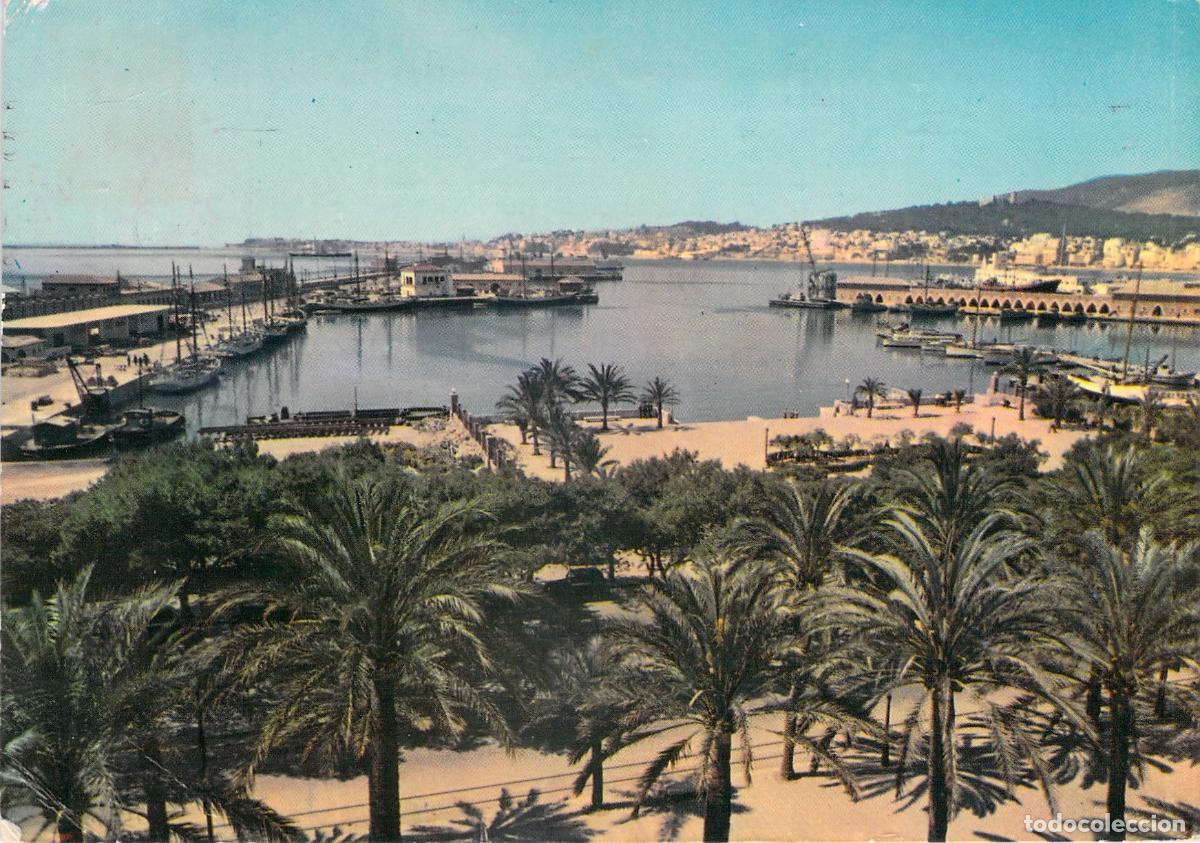 Postales: Postal de Palma de Mallorca Vista General del Puerto