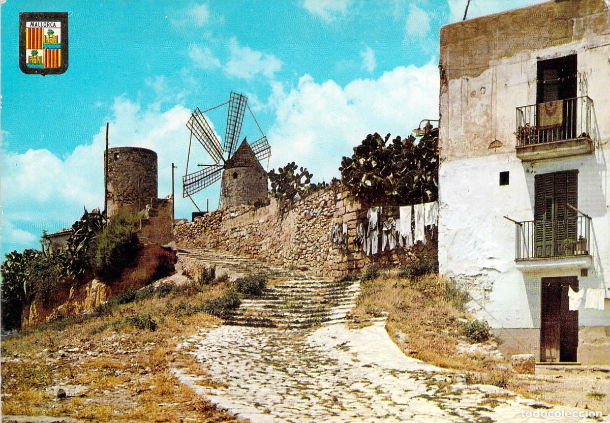 Postales: Postal Molinos de Es Jonquet Palma de Mallorca