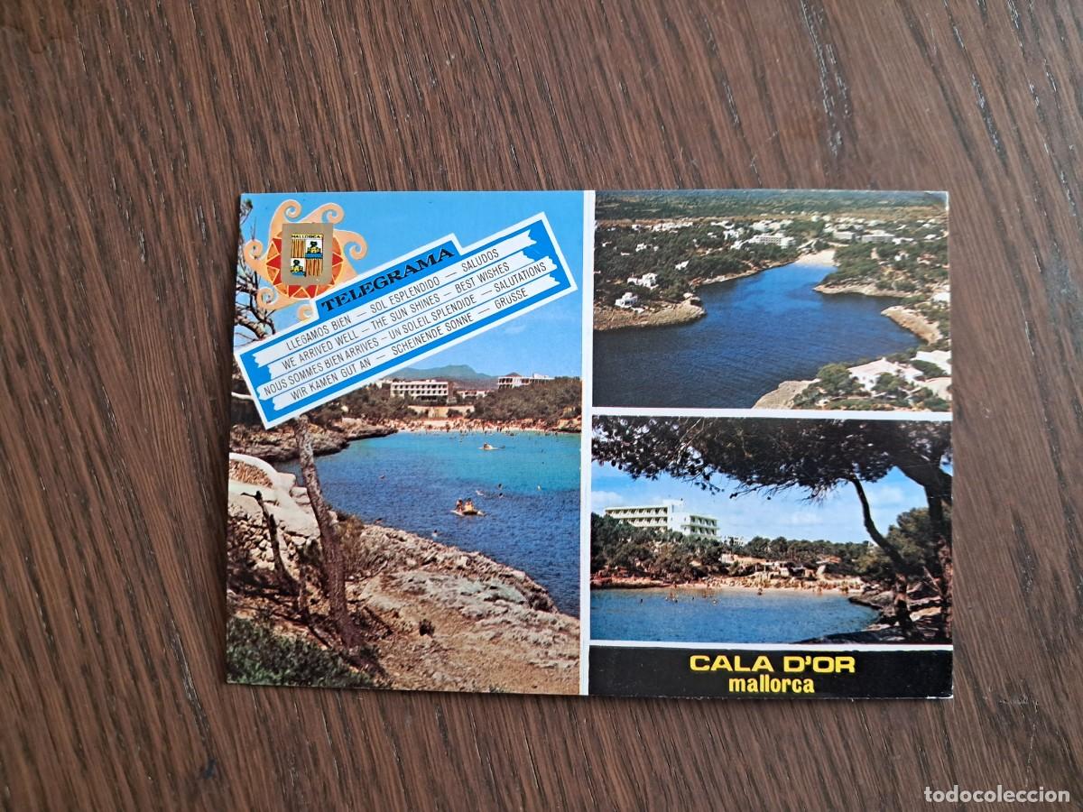 Postales: postal de Espa&ntilde;a, diferentes vistas de Cala D'Or, Mallorca n&ordm; 2158. a&ntilde;os 70.