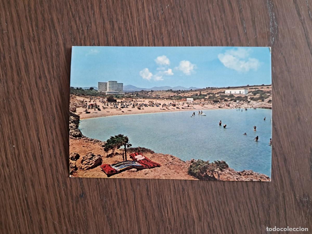 Postales: postal de Espa&ntilde;a, playa de Cala Marsal, Porto Colom, Felanitx, a&ntilde;os 60.