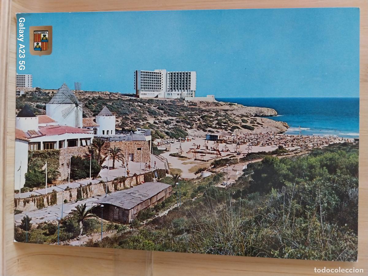 Postales: CALA DOMINGOS PLAYA TROPICANA MALLORCA ED FISA 2438SC ORIGINAL ANIMADA BA&Ntilde;ISTAS