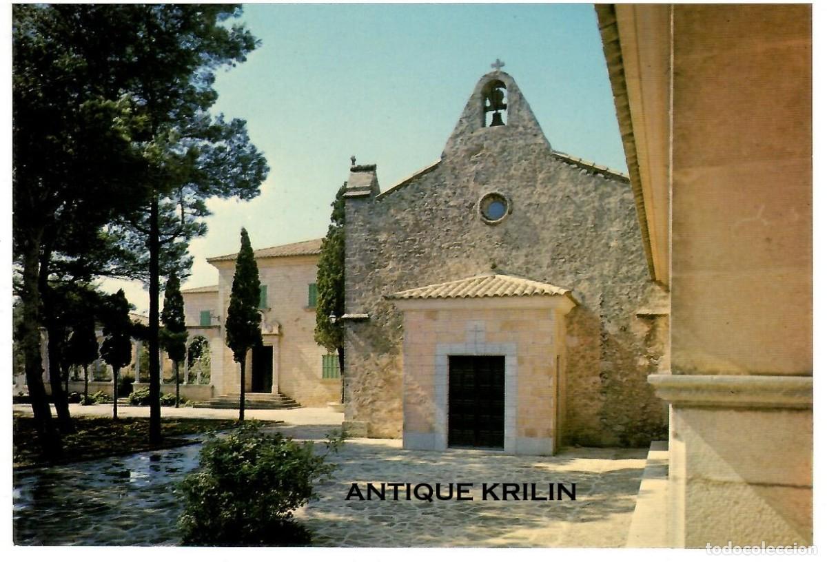 Postales: MALLORCA / RANDA / SANTUARIO DE NTRA. SRA. DE CURA / EXTERIOR / CASA PLANAS / SIN FRANQUEAR