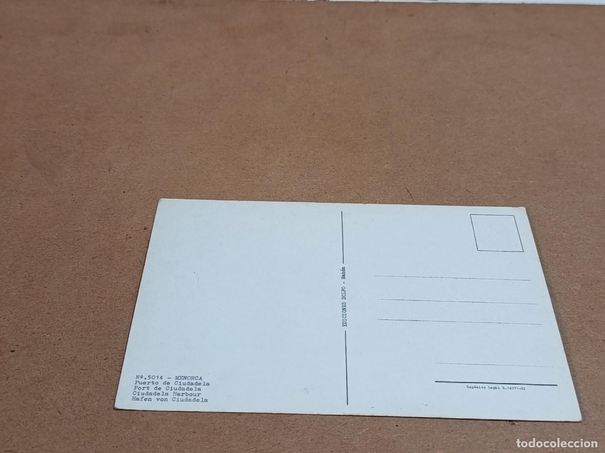 Postales: MENORCA - POSTAL PUERTO DE CIUDADELA - Foto 2