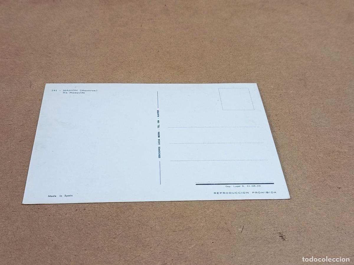 Postales: MENORCA - POSTAL MAH&Oacute;N - SA MESQUIDA - Foto 2